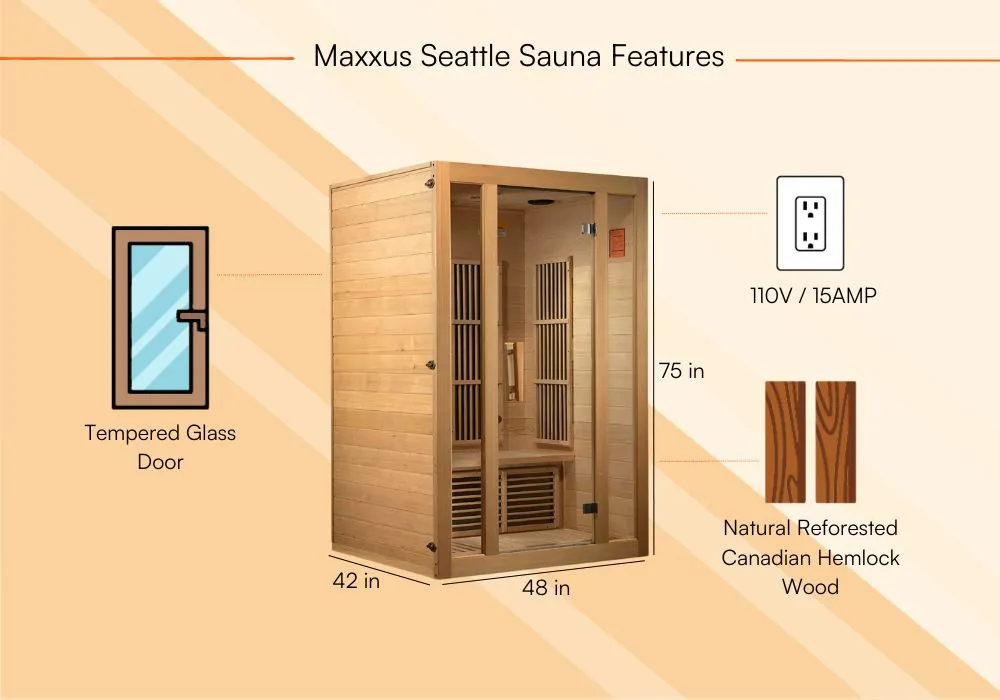 Maxxus-Seattle-Sauna-Review-Uncovering-the-Facts-Product-Features